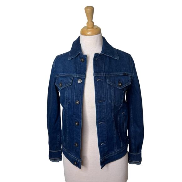 AG Mya Denim Jacket Classic Fit  JRN4179EAST Easy Street XS - Picture 1 of 8